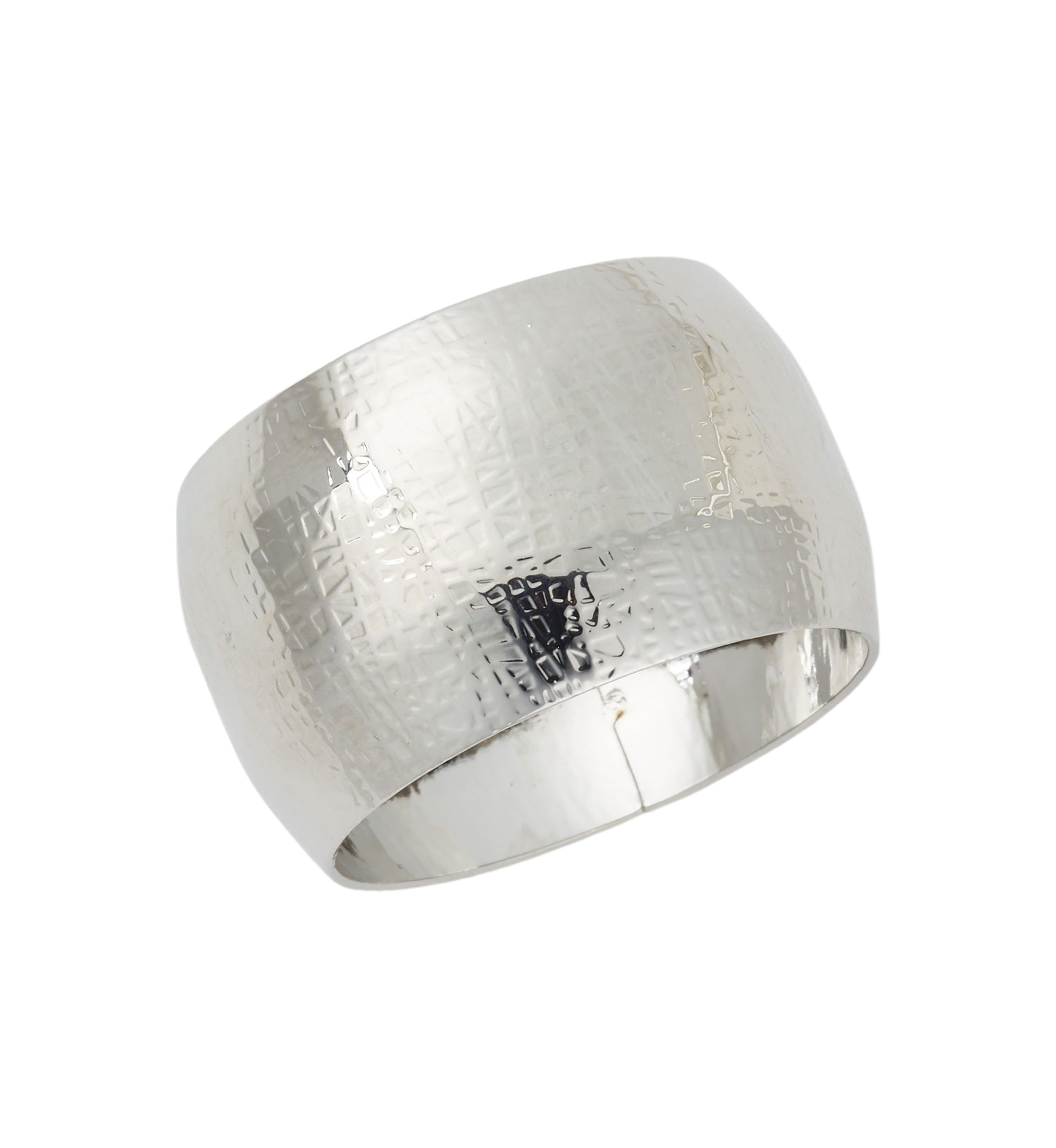 Orbit Silver Napkin Ring Holder