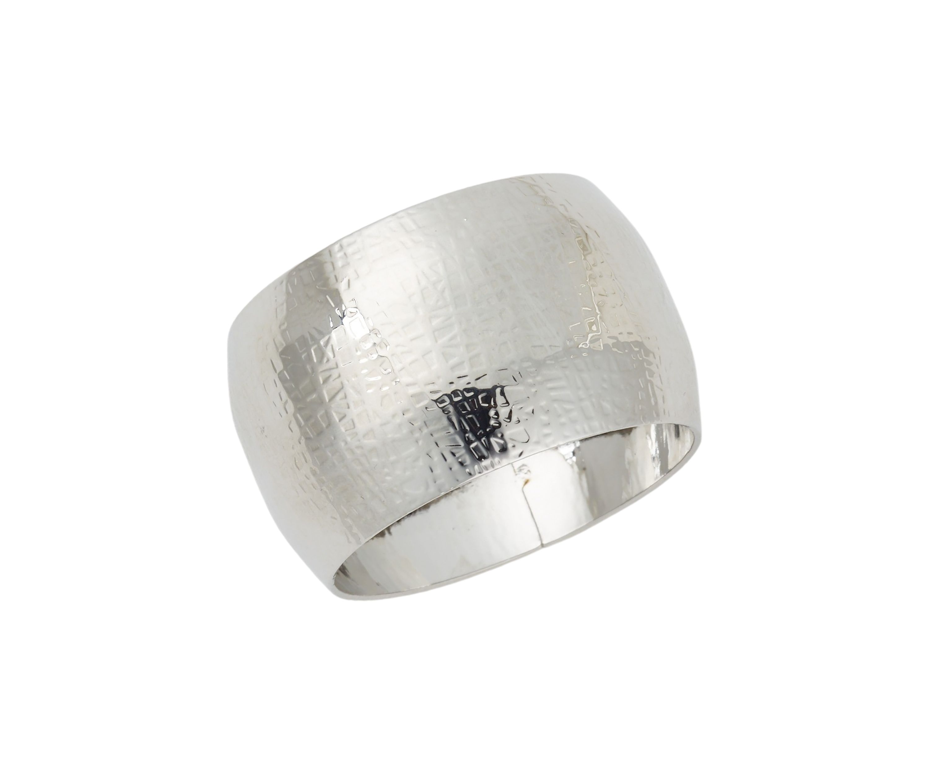Orbit Silver Napkin Ring Holder