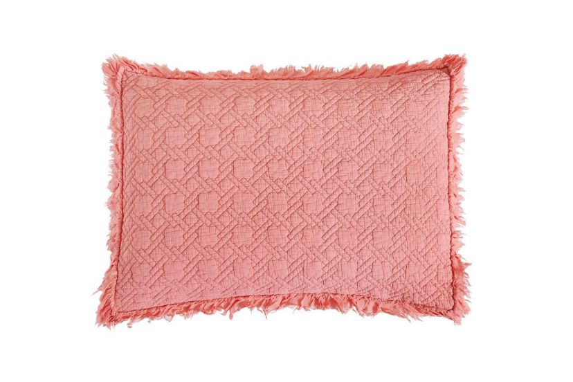 Trellis Peony King Quilt Set