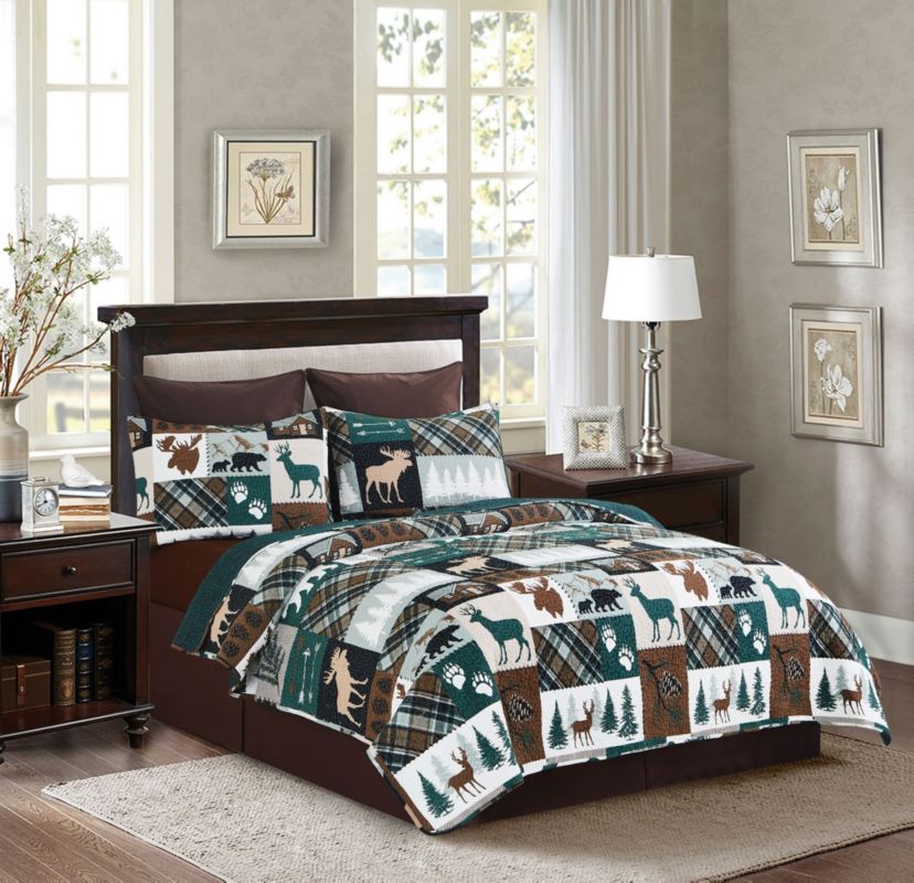 Fletcher Forest King Quilt Set