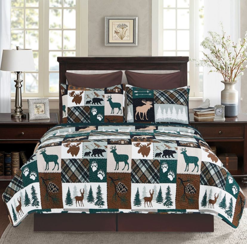 Fletcher Forest King Quilt Set