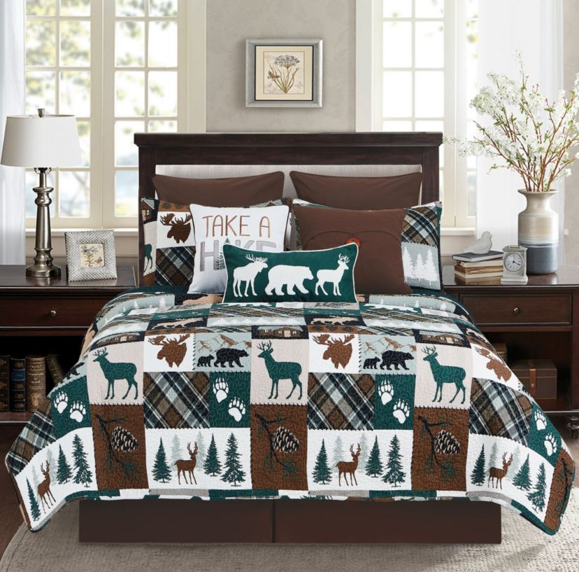 Fletcher Forest King Quilt Set