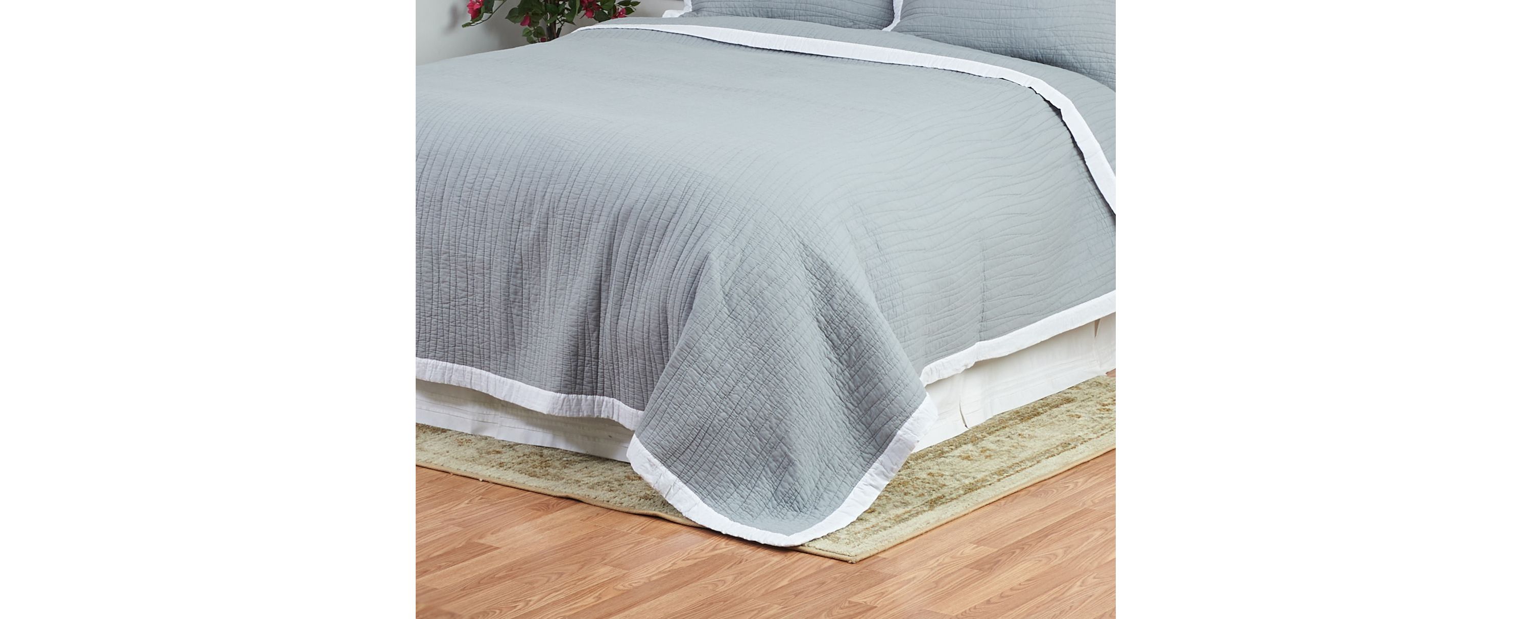 Kinsley Slate Full/Queen Quilt Set
