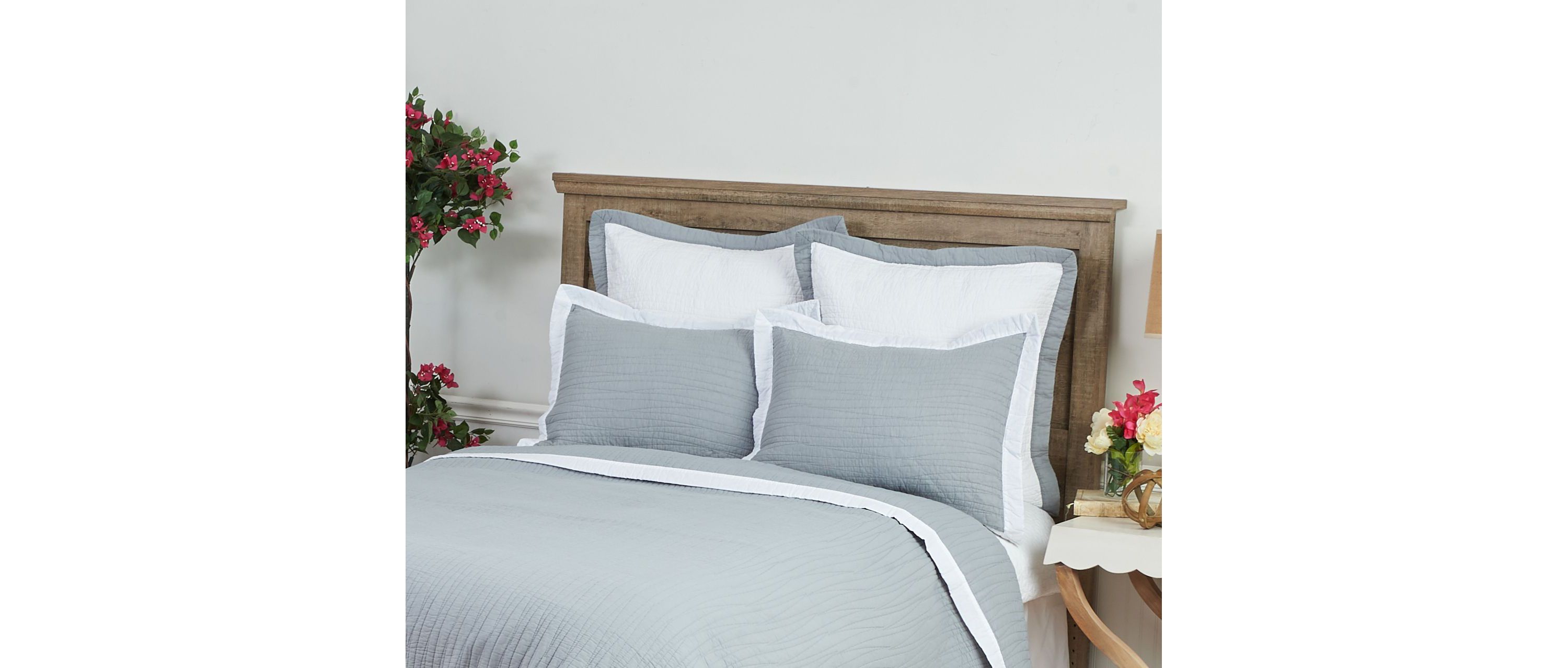 Kinsley Slate Full/Queen Quilt Set