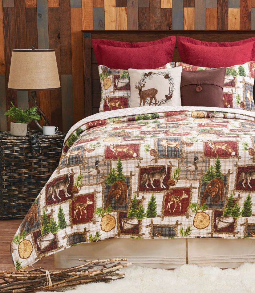 Bryson Retreat Reversible Rustic Full/Queen Quilt Set