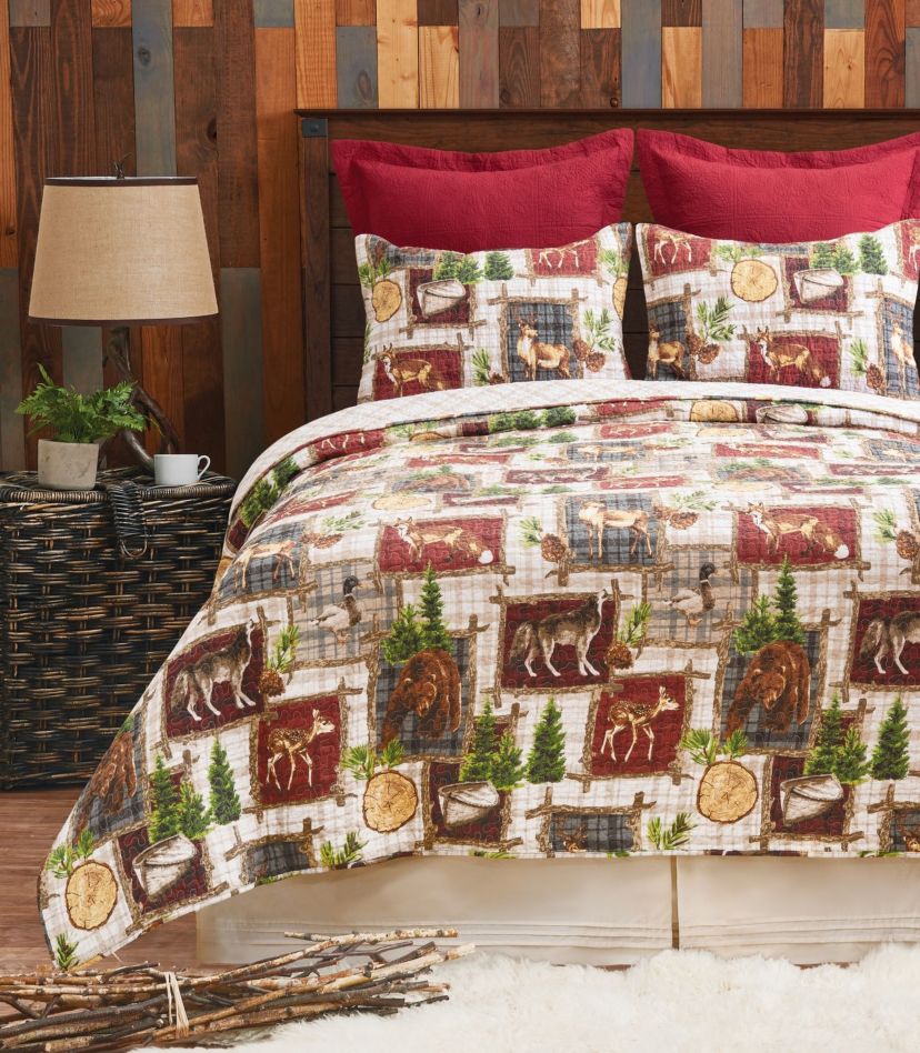 Bryson Retreat Reversible Rustic Full/Queen Quilt Set