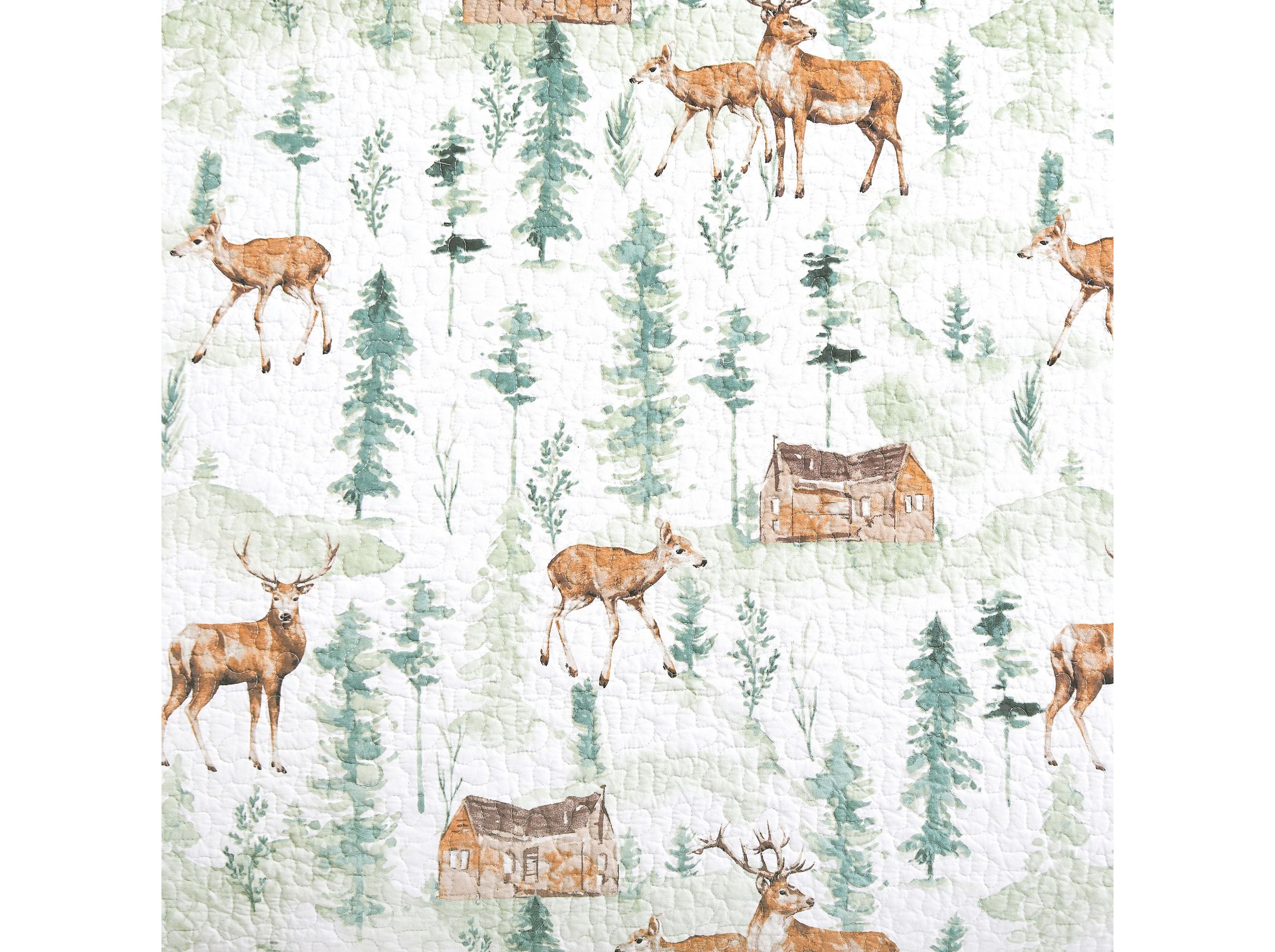 Christopher Forest Reversible Rustic King Quilt Set