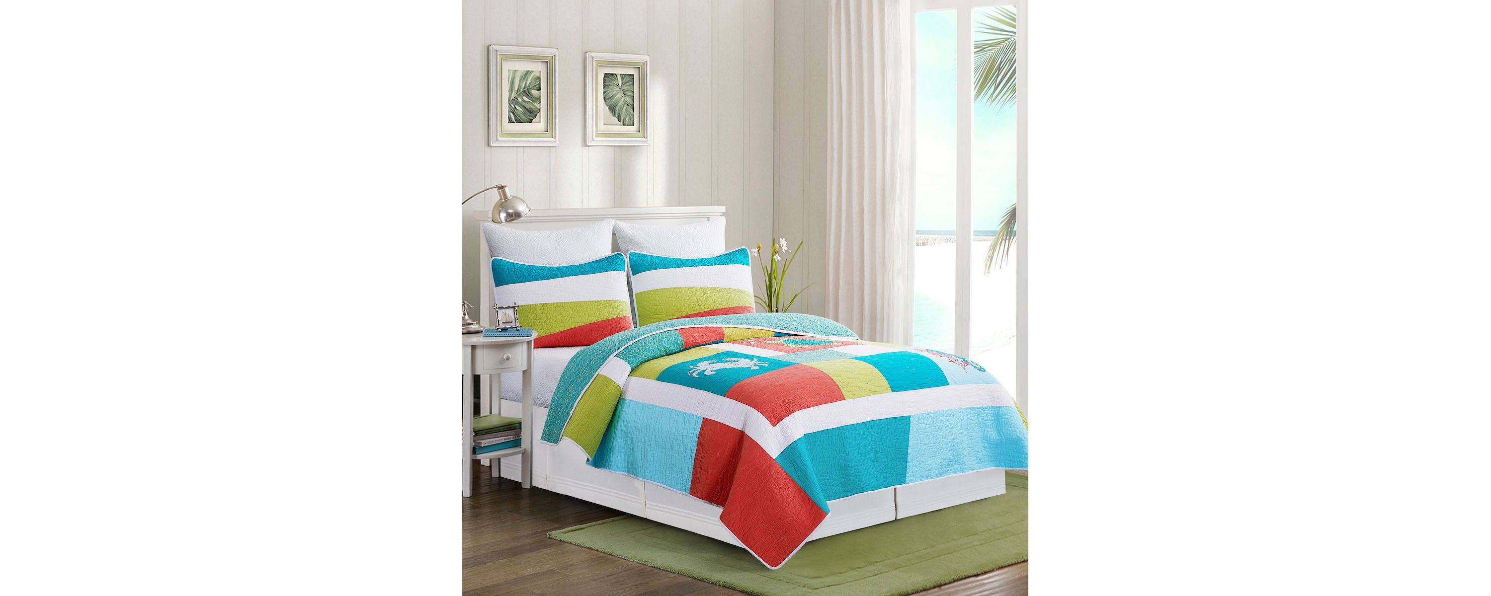 Santorini Full/Queen Quilt Set