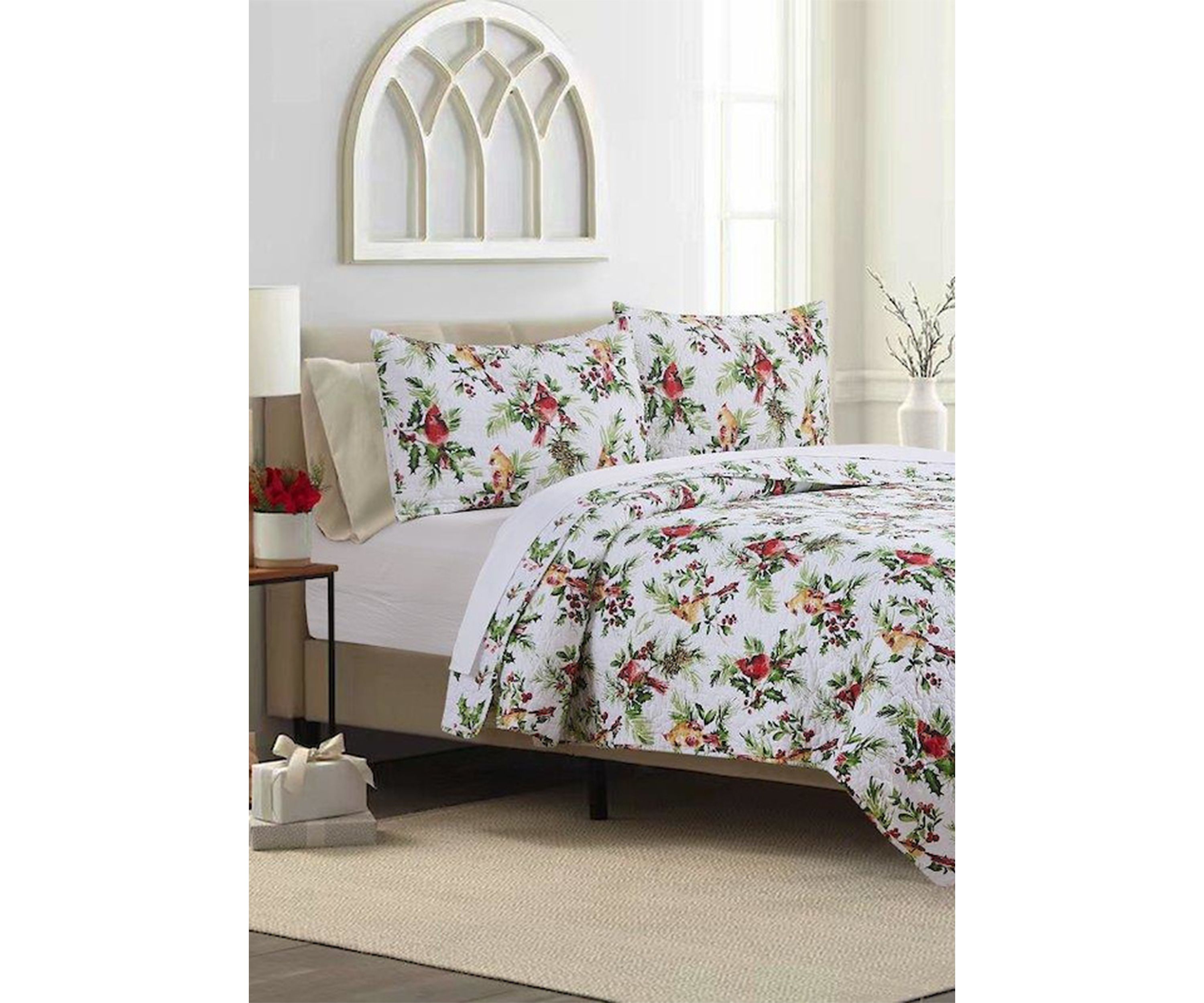 Cardinal Quilt Set