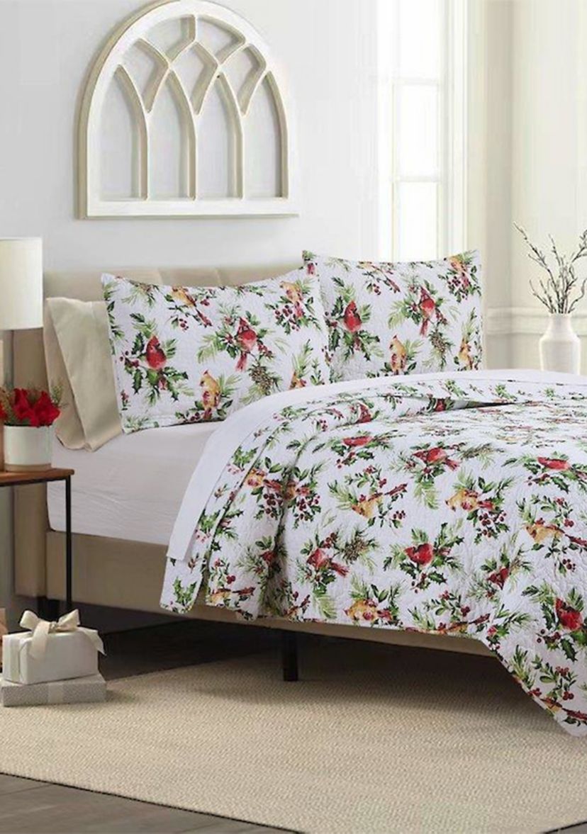 Cardinal Quilt Set