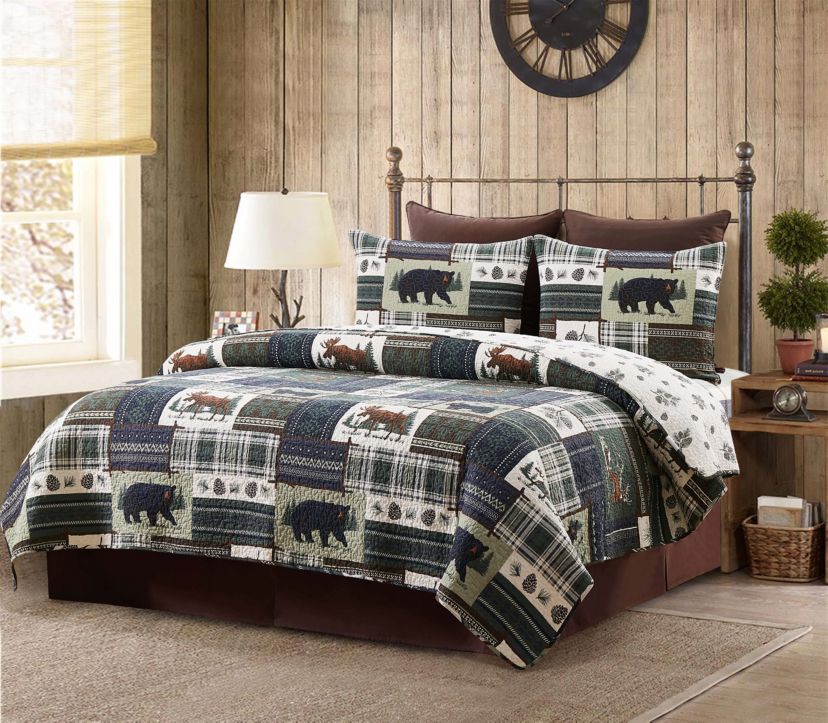Greenstone Pines 2-Piece Twin Quilt Set
