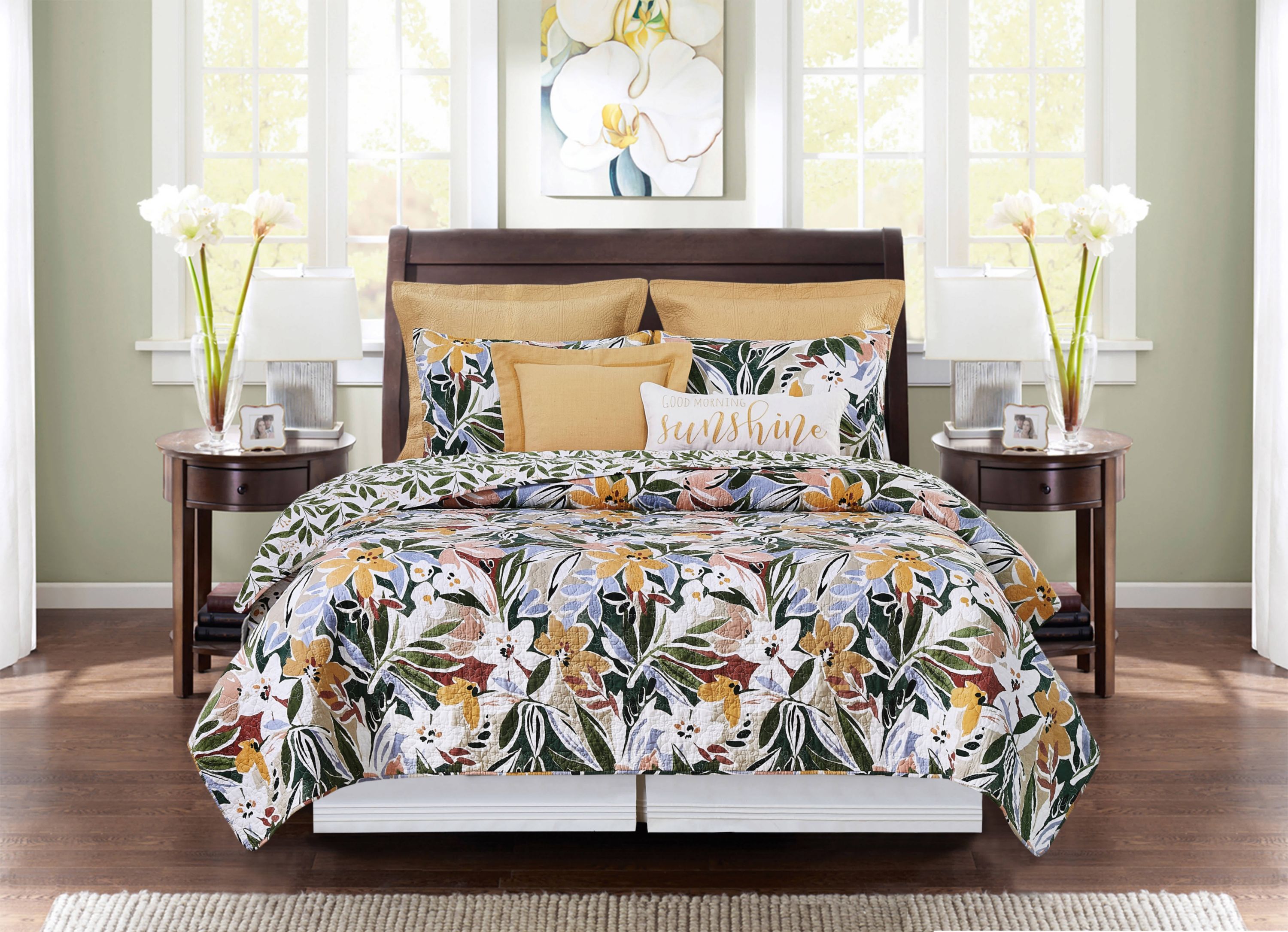 Joelle Full/Queen 3-Piece Quilt Set