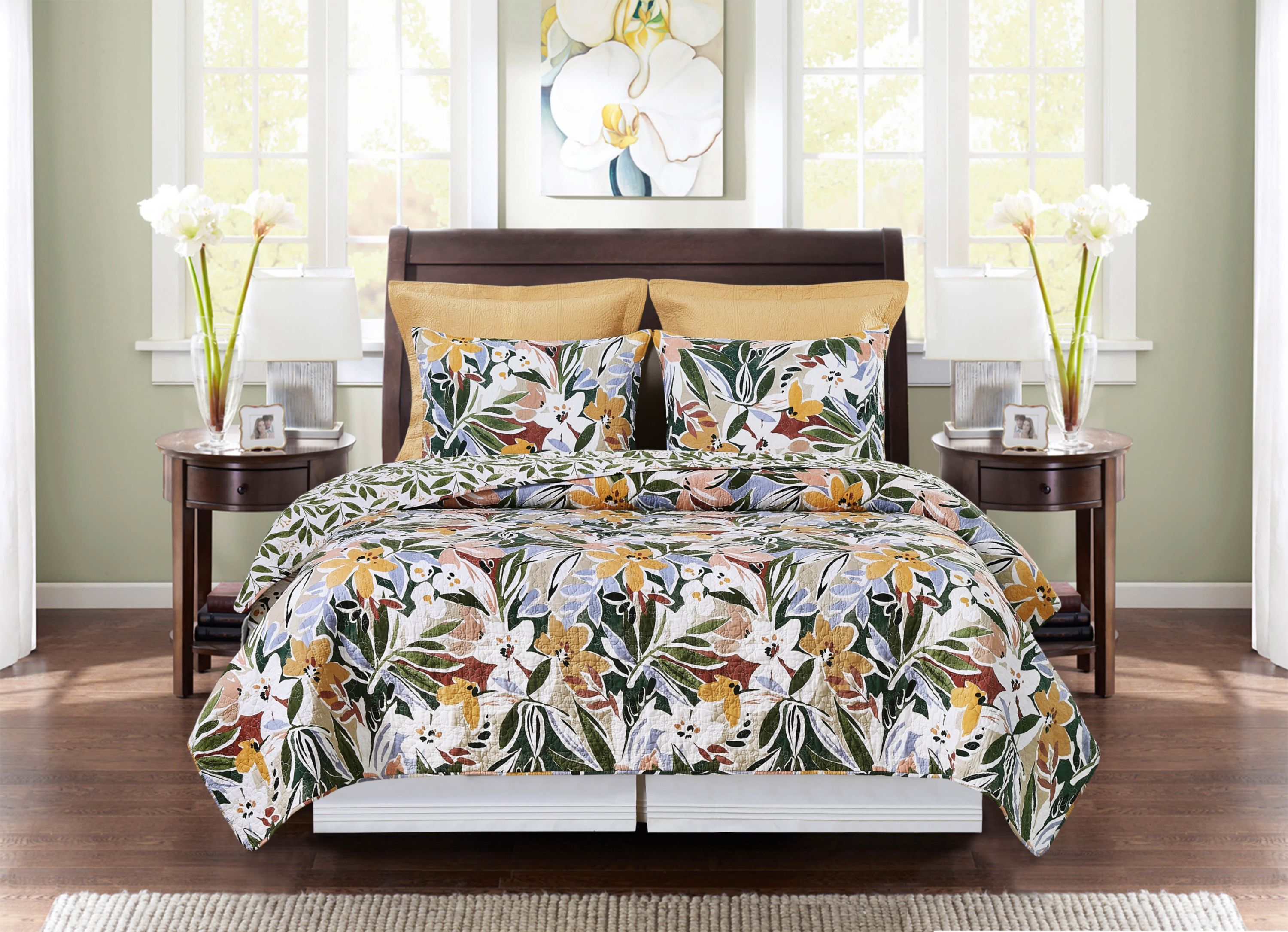 Joelle Full/Queen 3-Piece Quilt Set