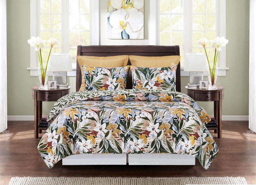 Joelle Full/Queen 3-Piece Quilt Set