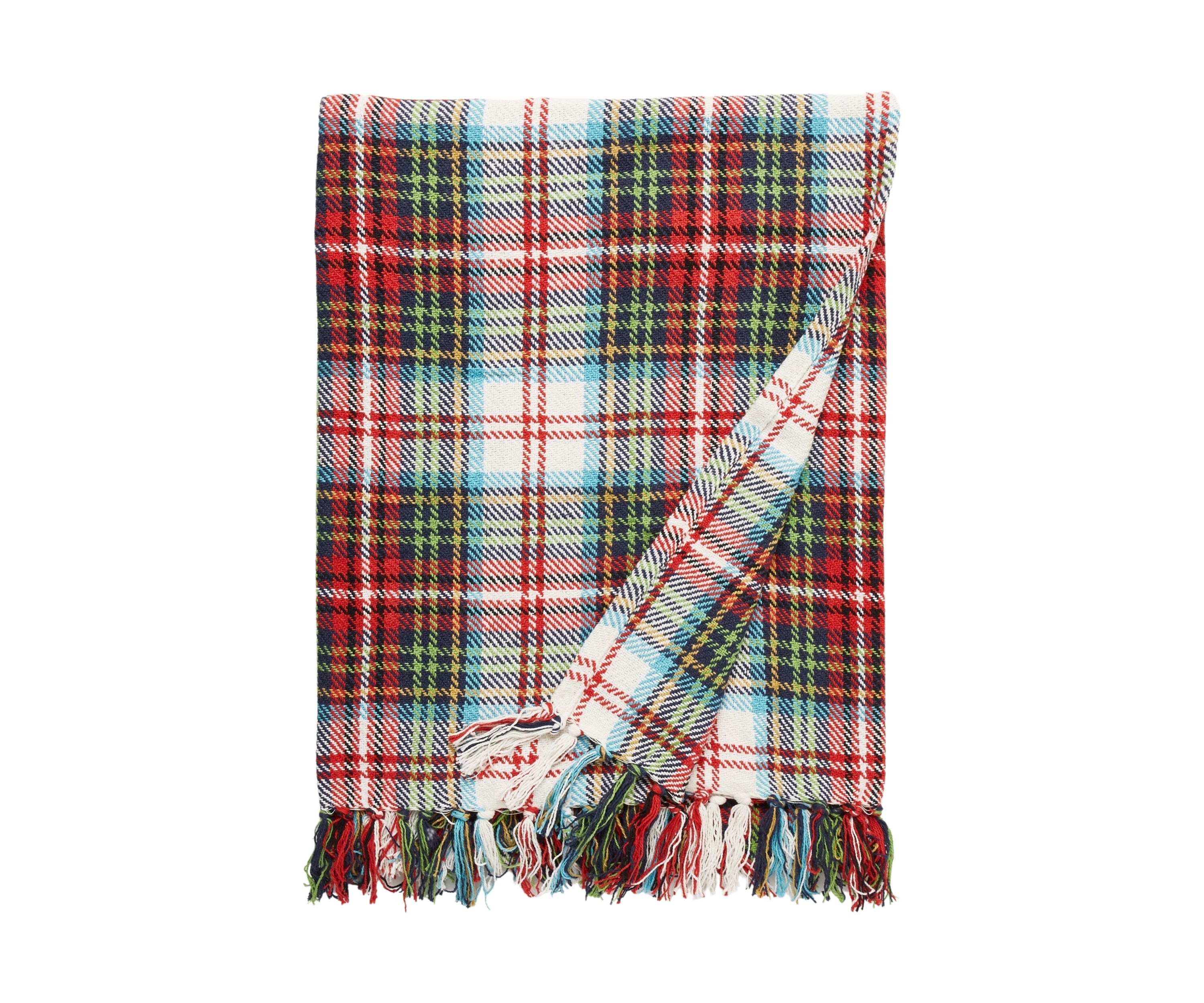 Morris Plaid Throw 