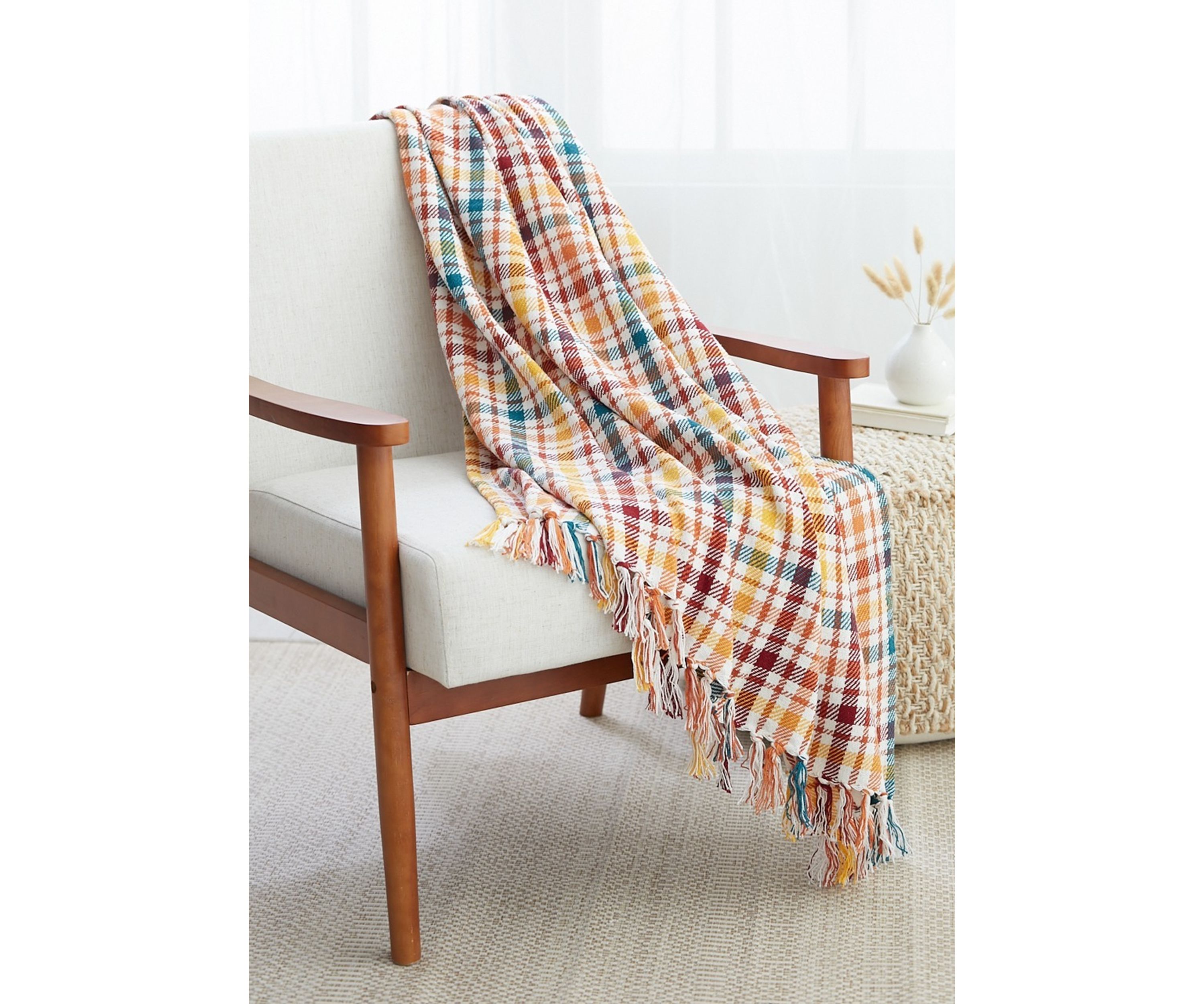 Radley Plaid Throw Blanket