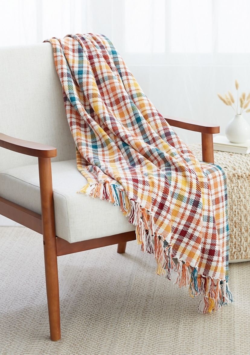 Radley Plaid Throw Blanket