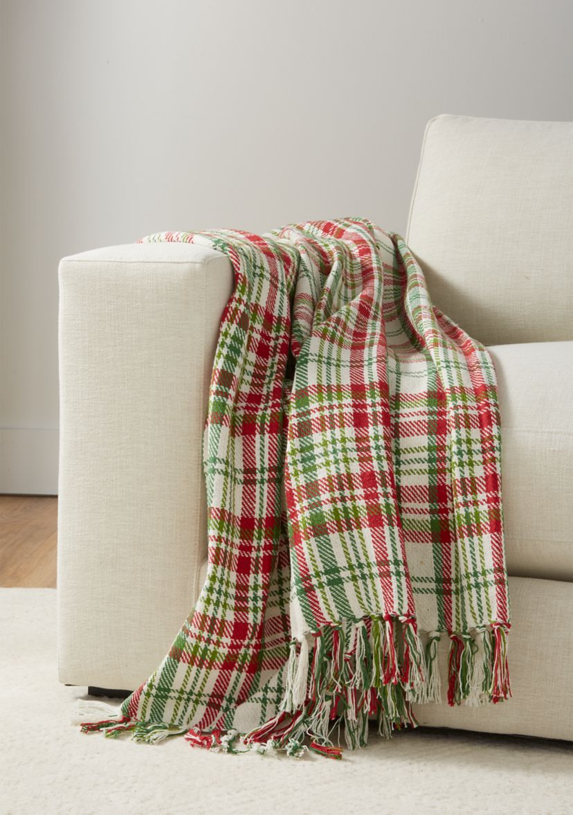 Joel Plaid Throw Blanket