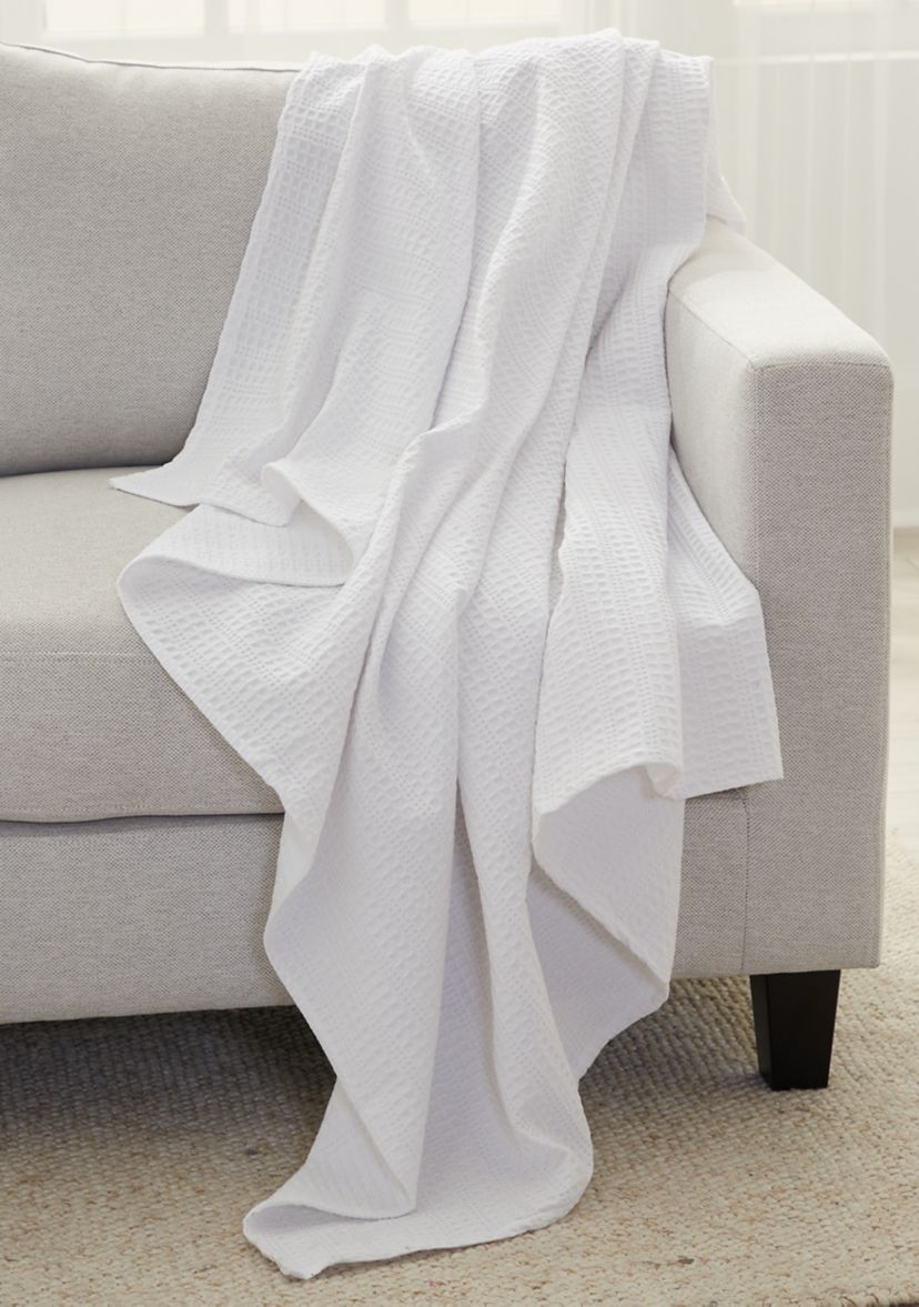 Textured Waffle Throw 