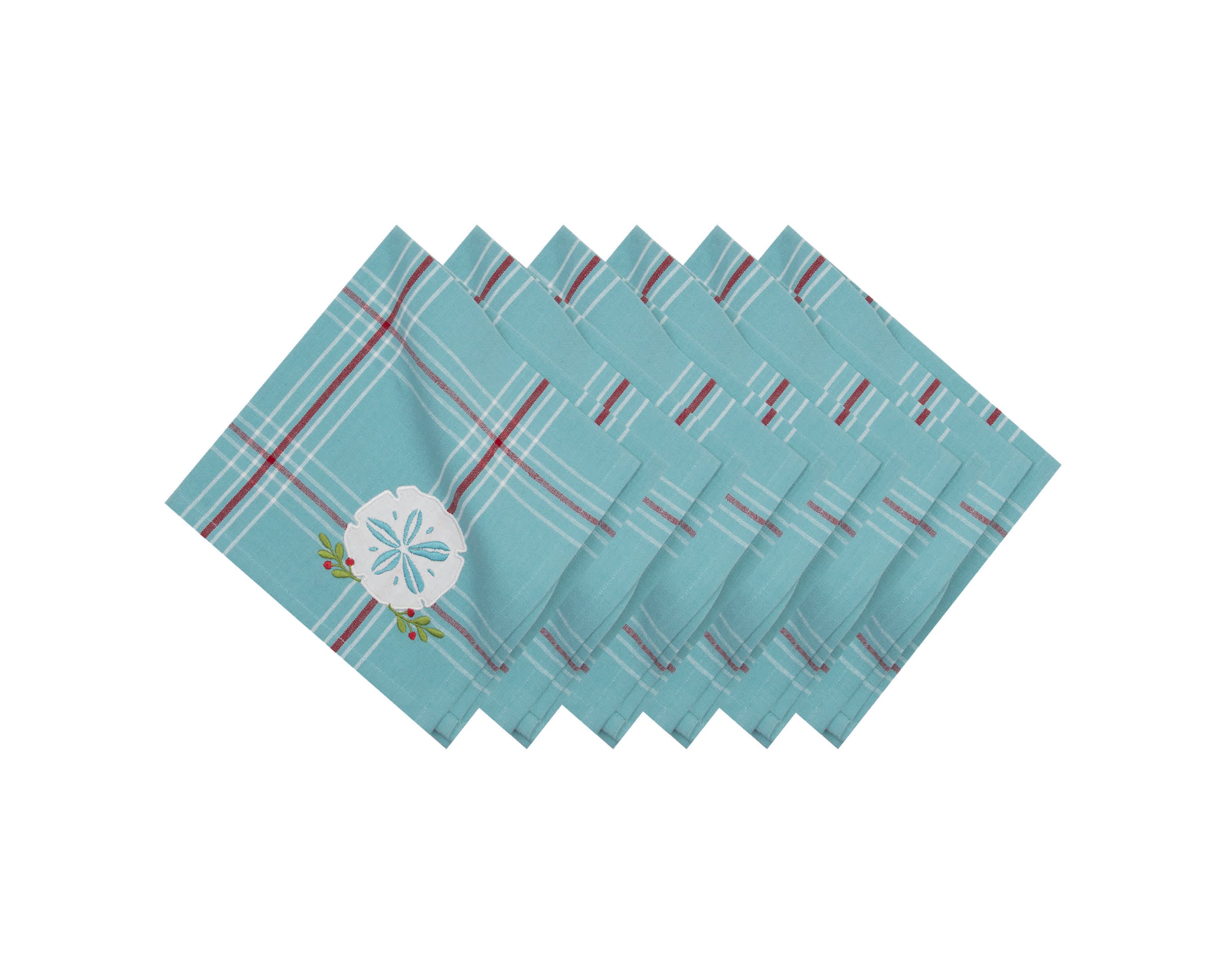 A Coastal Holiday Napkin S/6