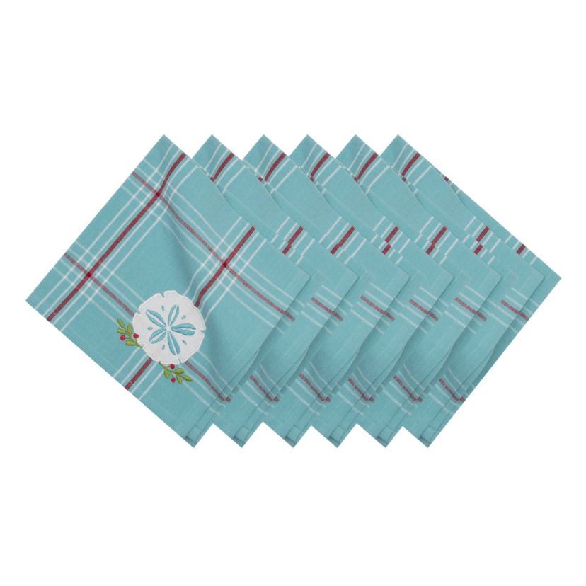 A Coastal Holiday Napkin S/6