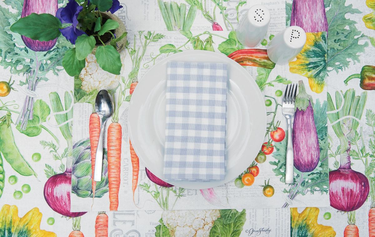Vegetable Garden Napkin Set of 6