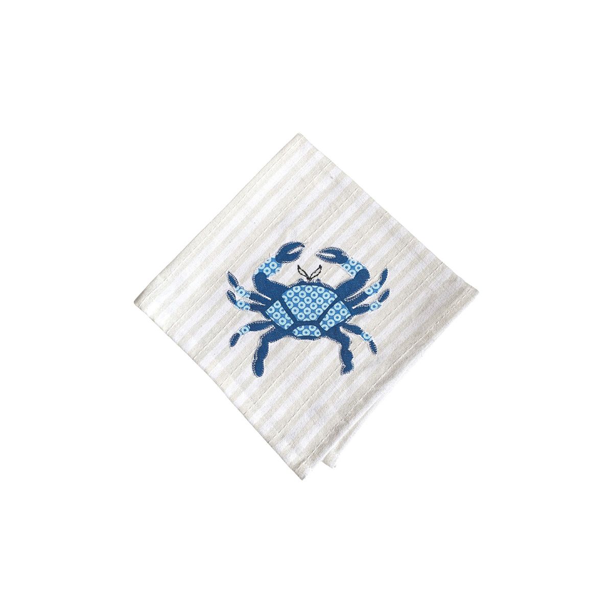 Crab Stripe Napkin Set of 6