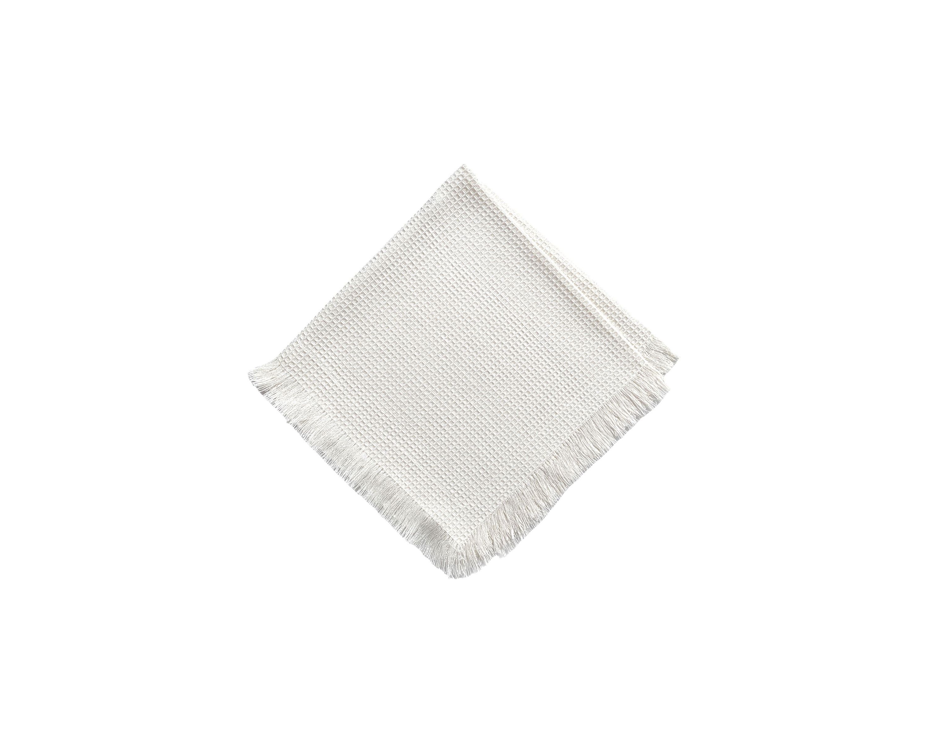 Waffle Weave Ivory Napkin Set of 6