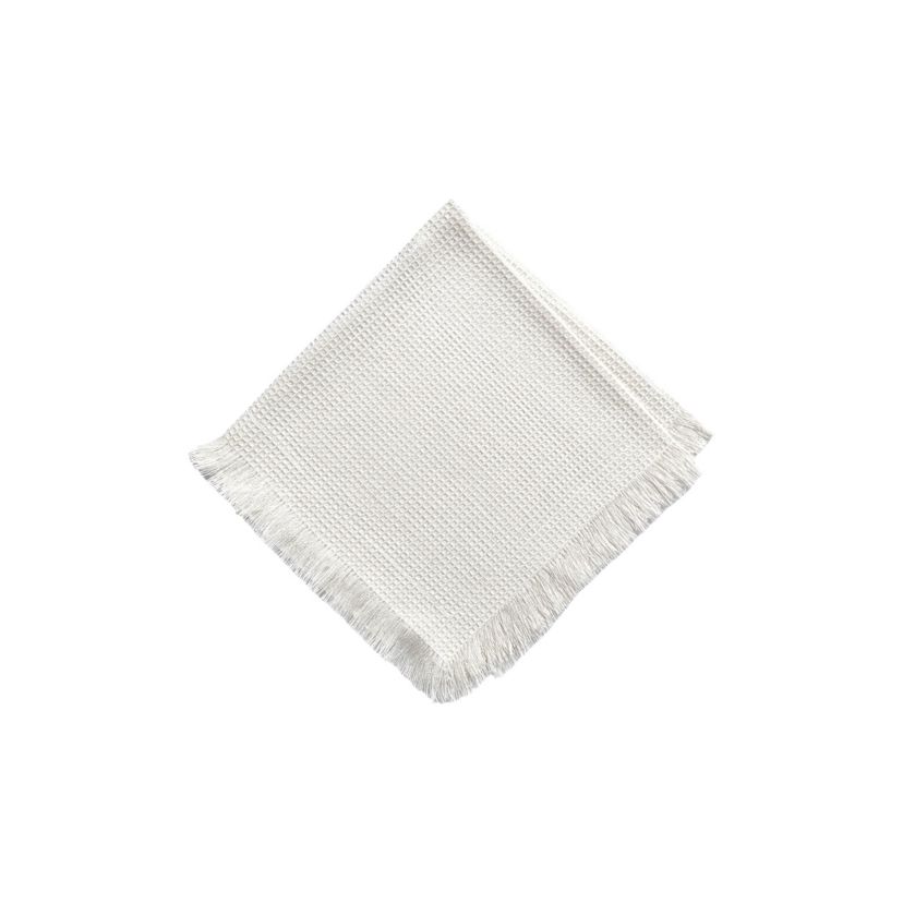 Waffle Weave Ivory Napkin Set of 6