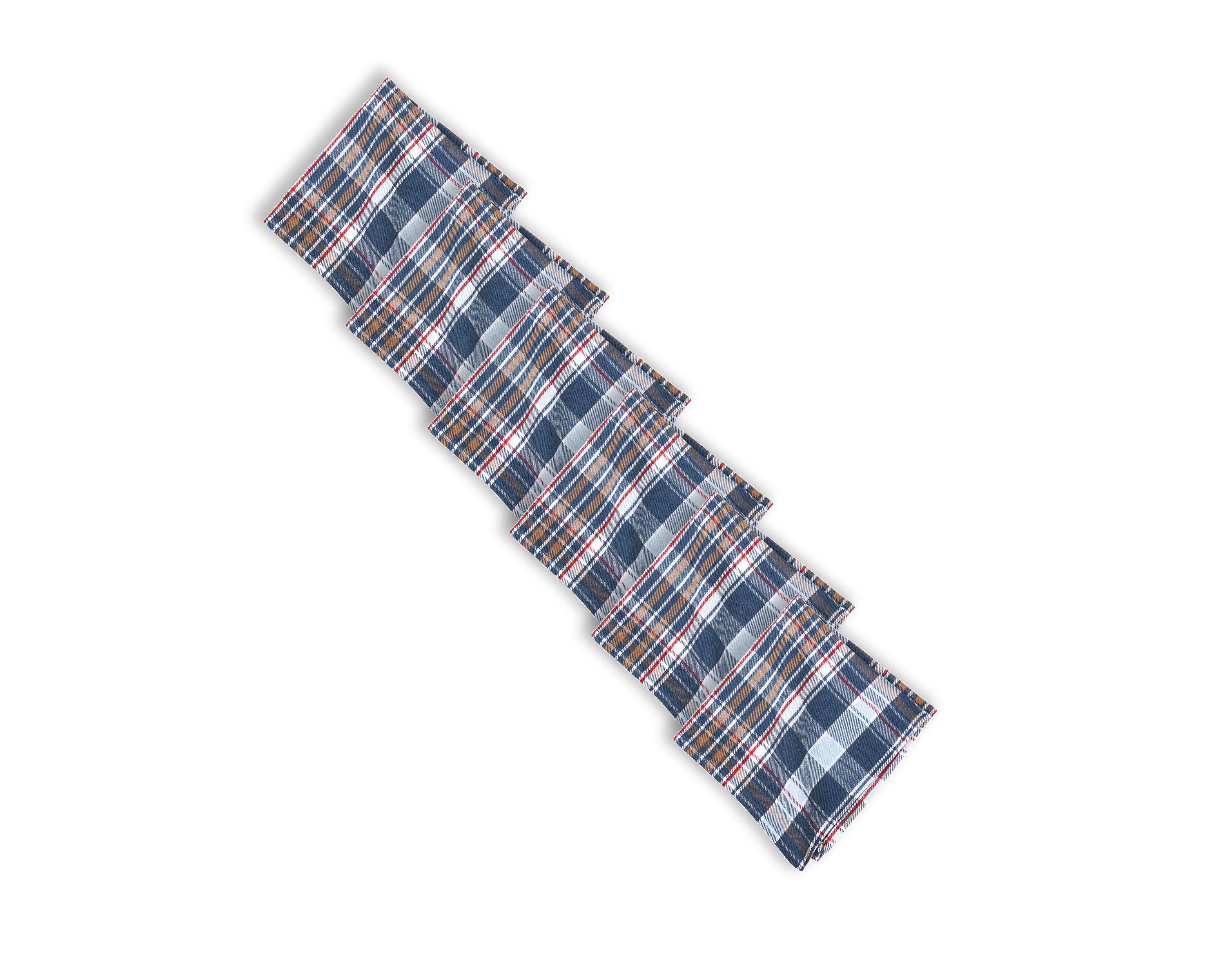Lawson Lake Plaid Napkin Set of 6