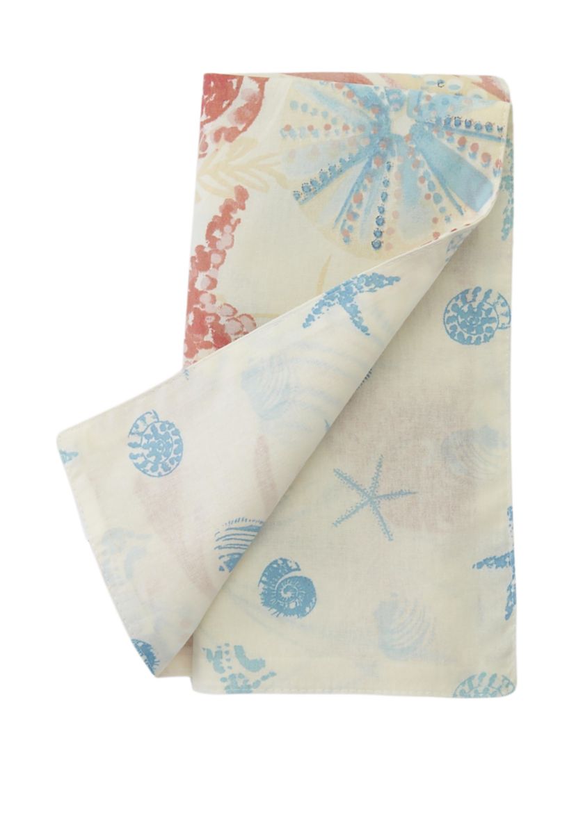 Shelly Shores Coastal Reversible Napkin 