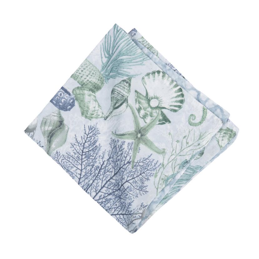 Shoreline Waters Cotton Cotton Napkins Set of 6