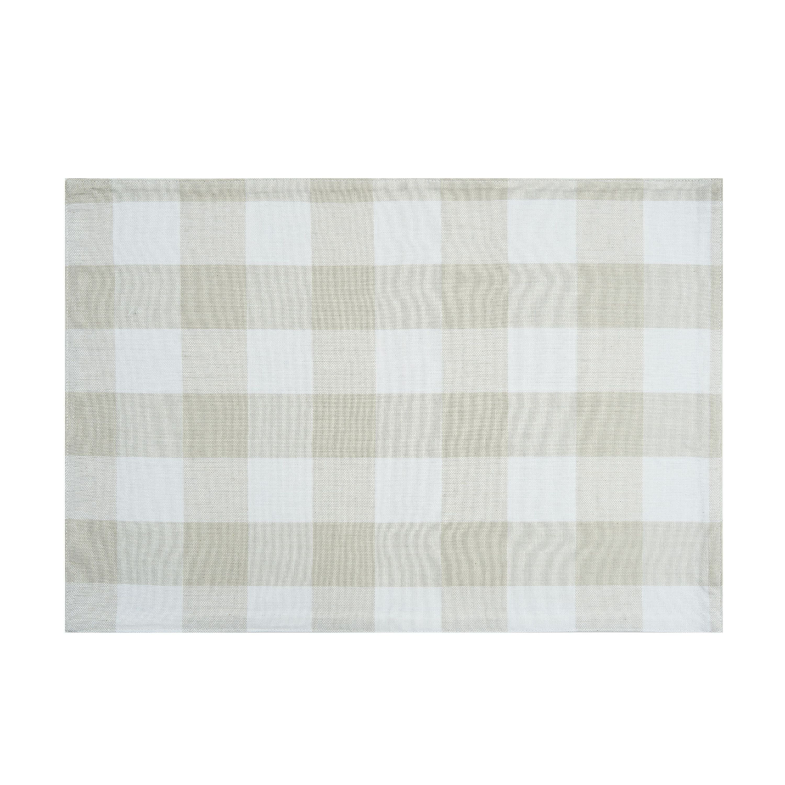 Franklin Pebble Gingham Check Placemat, Set of 6