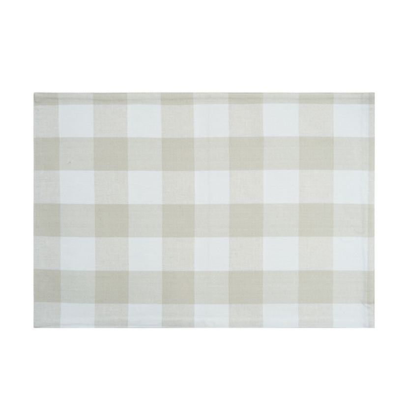Franklin Pebble Gingham Check Placemat, Set of 6