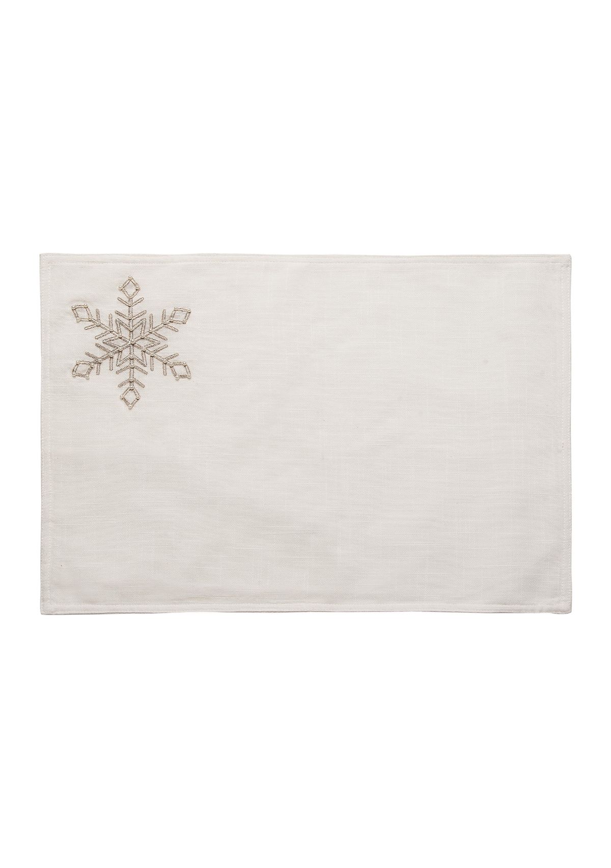 Champagne Snowflake Placemat