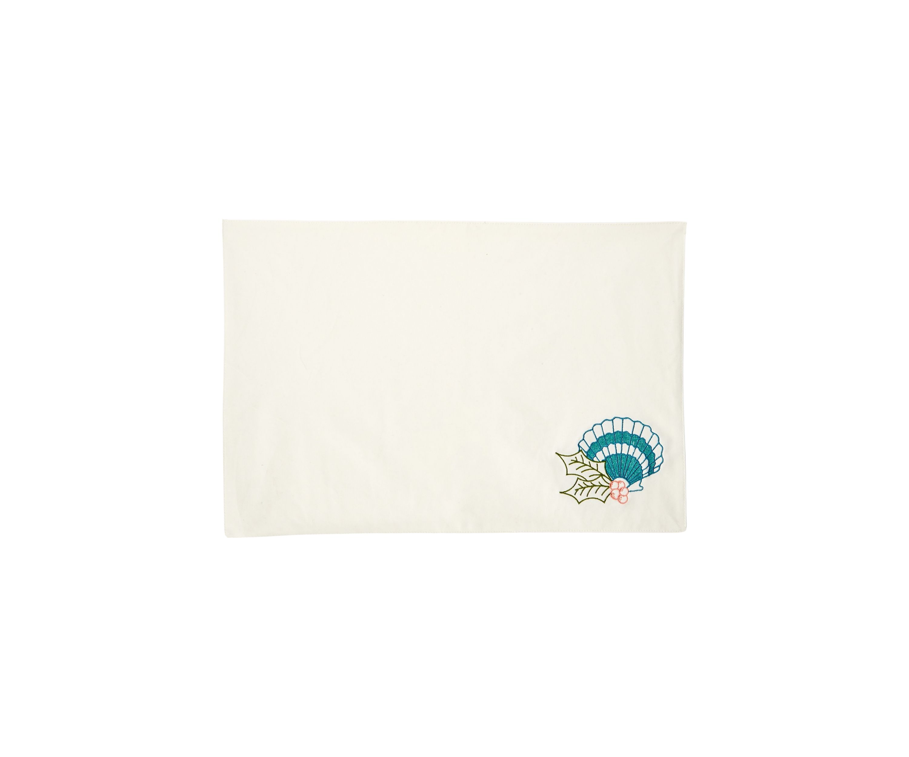 Seashell Coastal Christmas Placemat