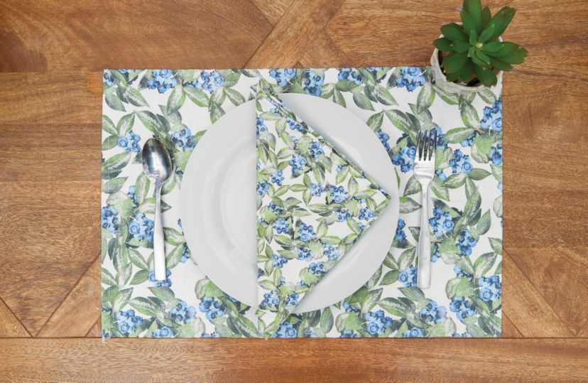 Lakeside Blueberry Placemat Set of 6