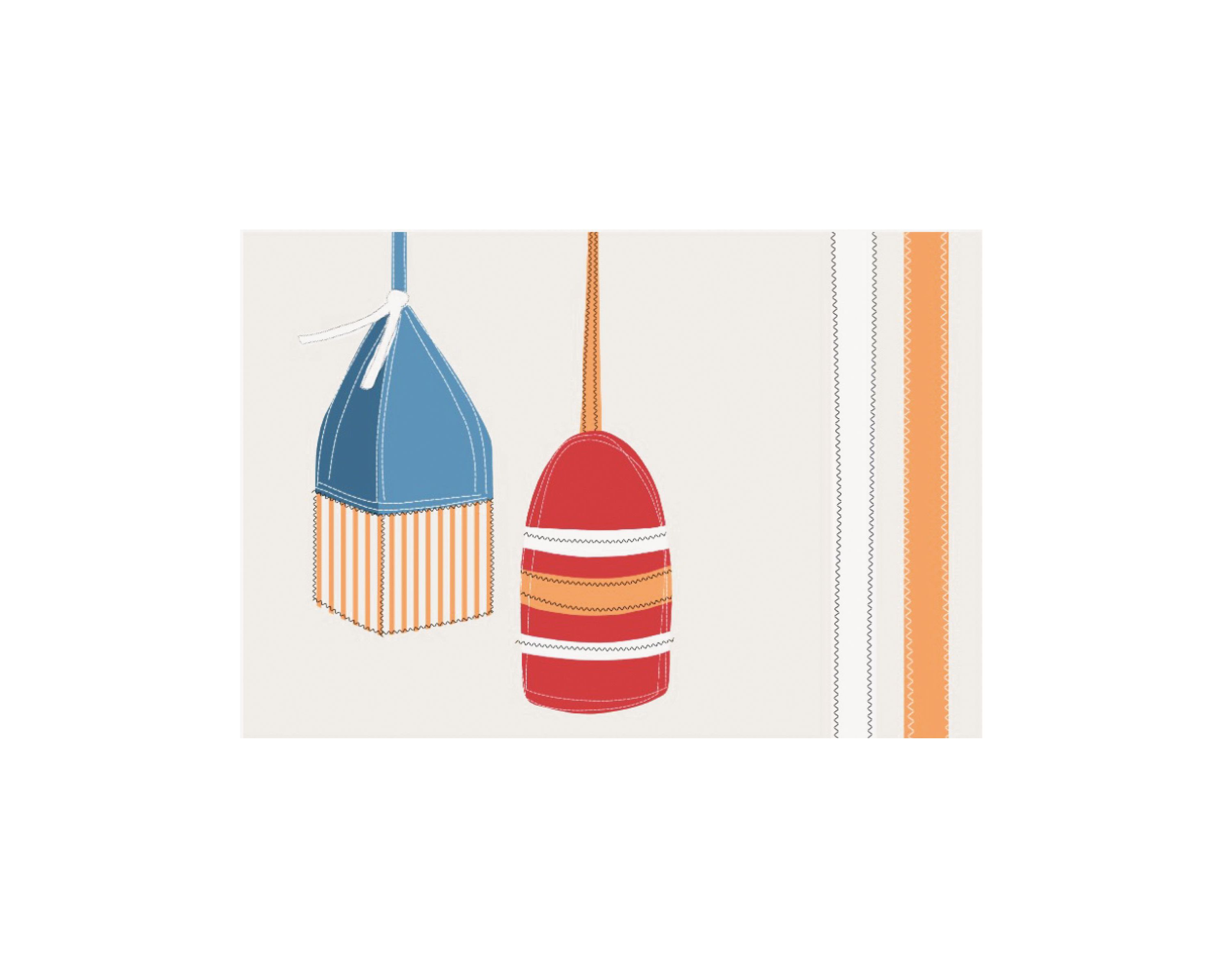 Buoy Stripe Placemat Set of 6