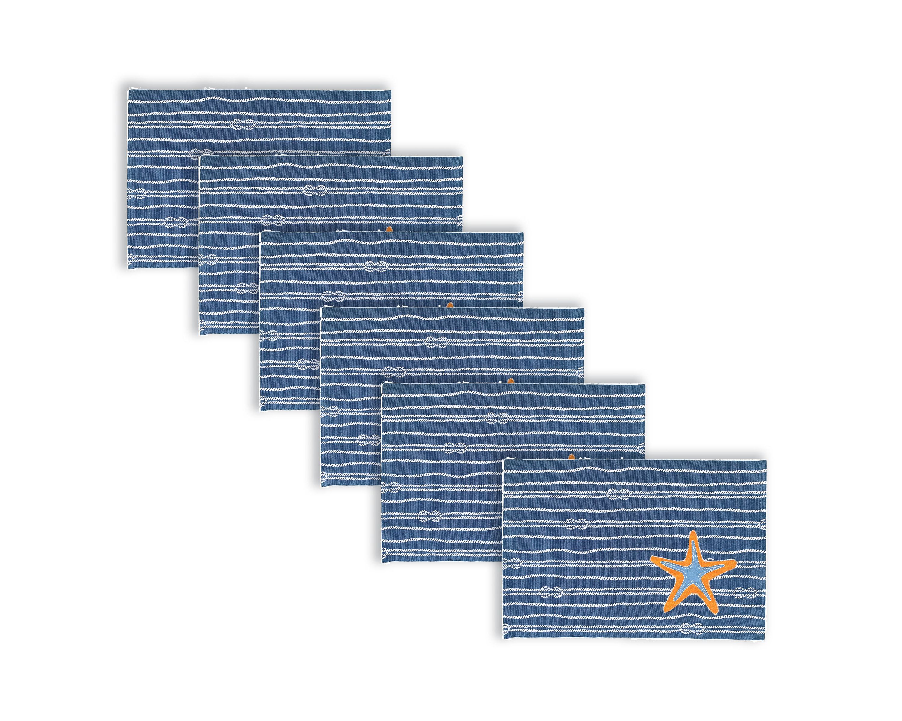 Starfish Rope Placemat Set of 6