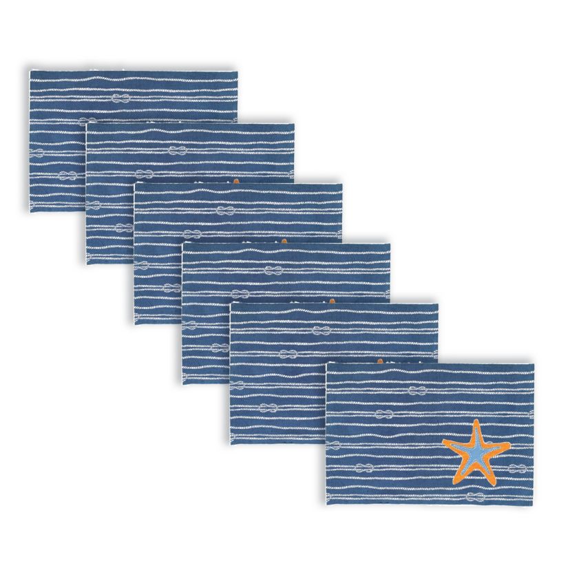 Starfish Rope Placemat Set of 6