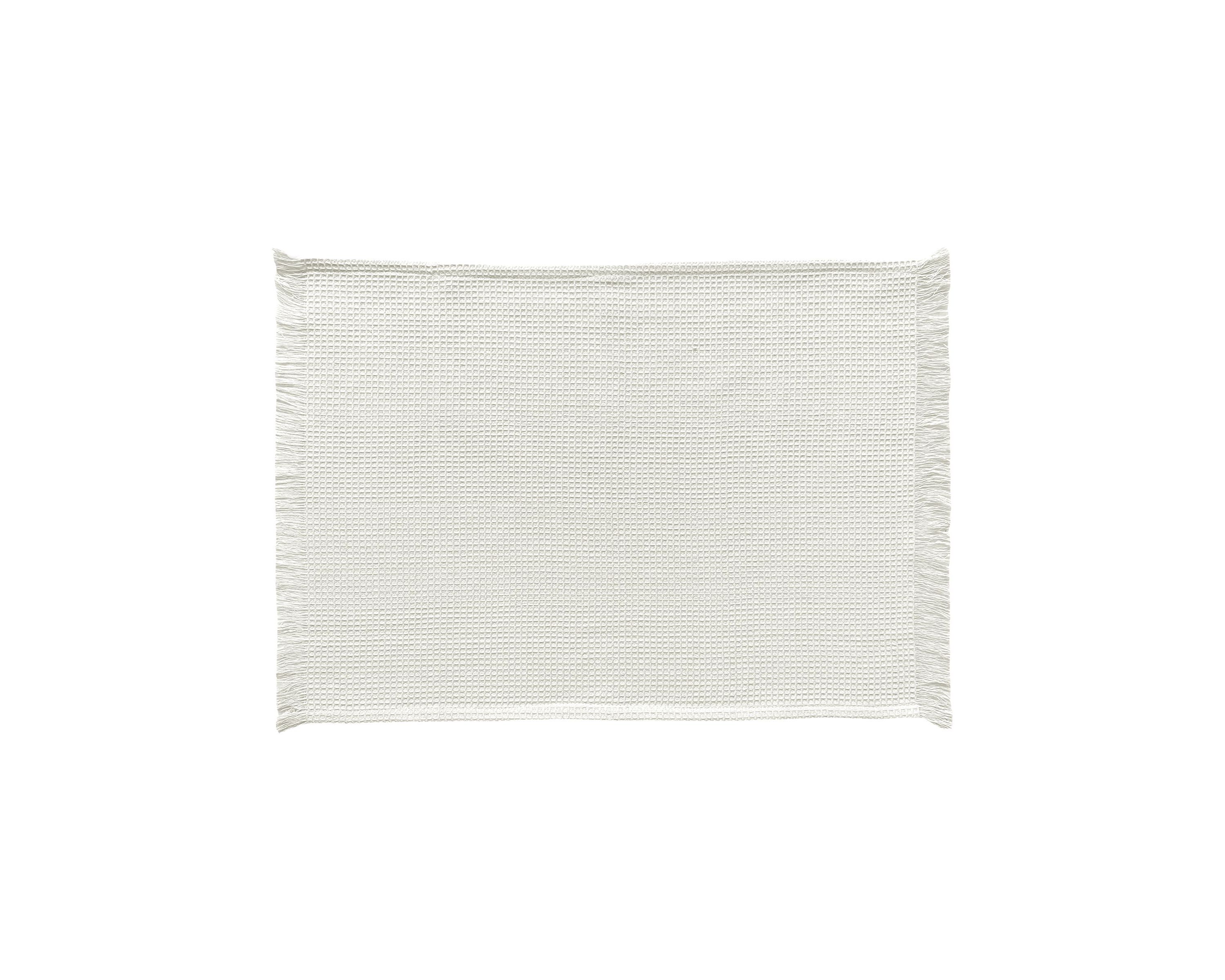 Waffle Weave Ivory Placemat Set of 6