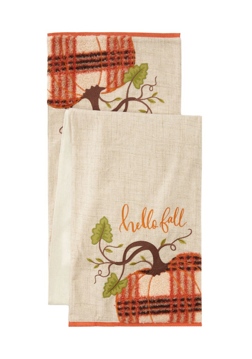 Harvest Time Pumpkin Table Runner
