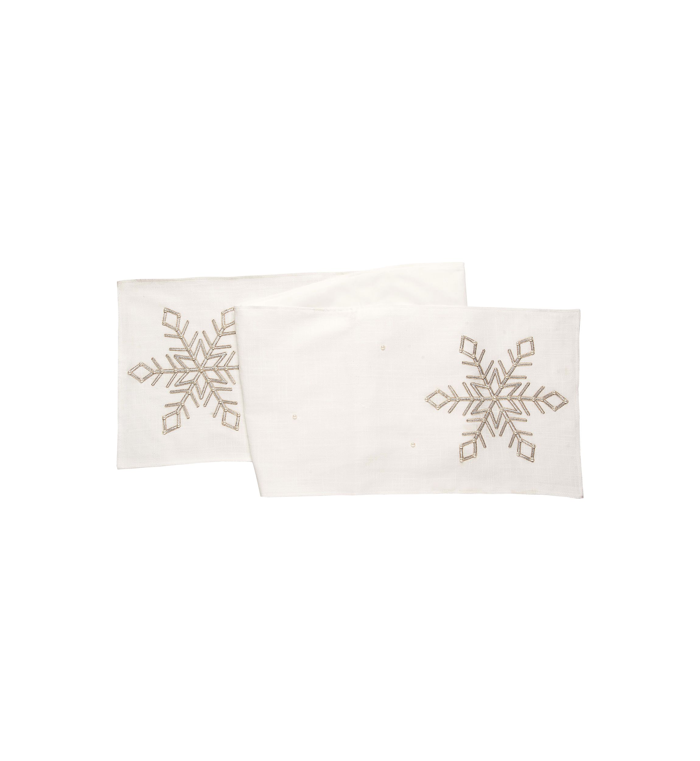 Champagne Snowflake Runner