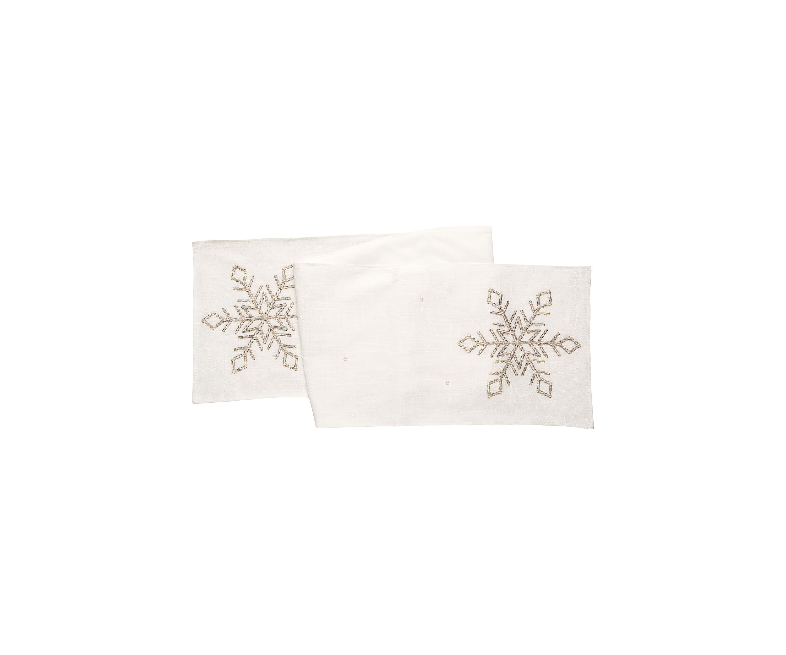 Champagne Snowflake Runner