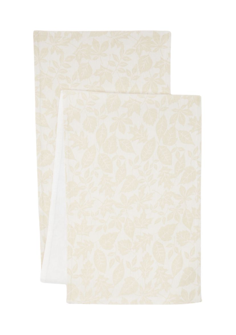 Warm Harvest Leaves Table Runner