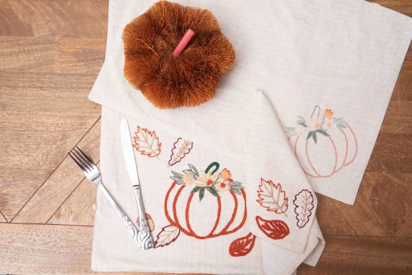 Autumn Botanical Napkin Set of 6