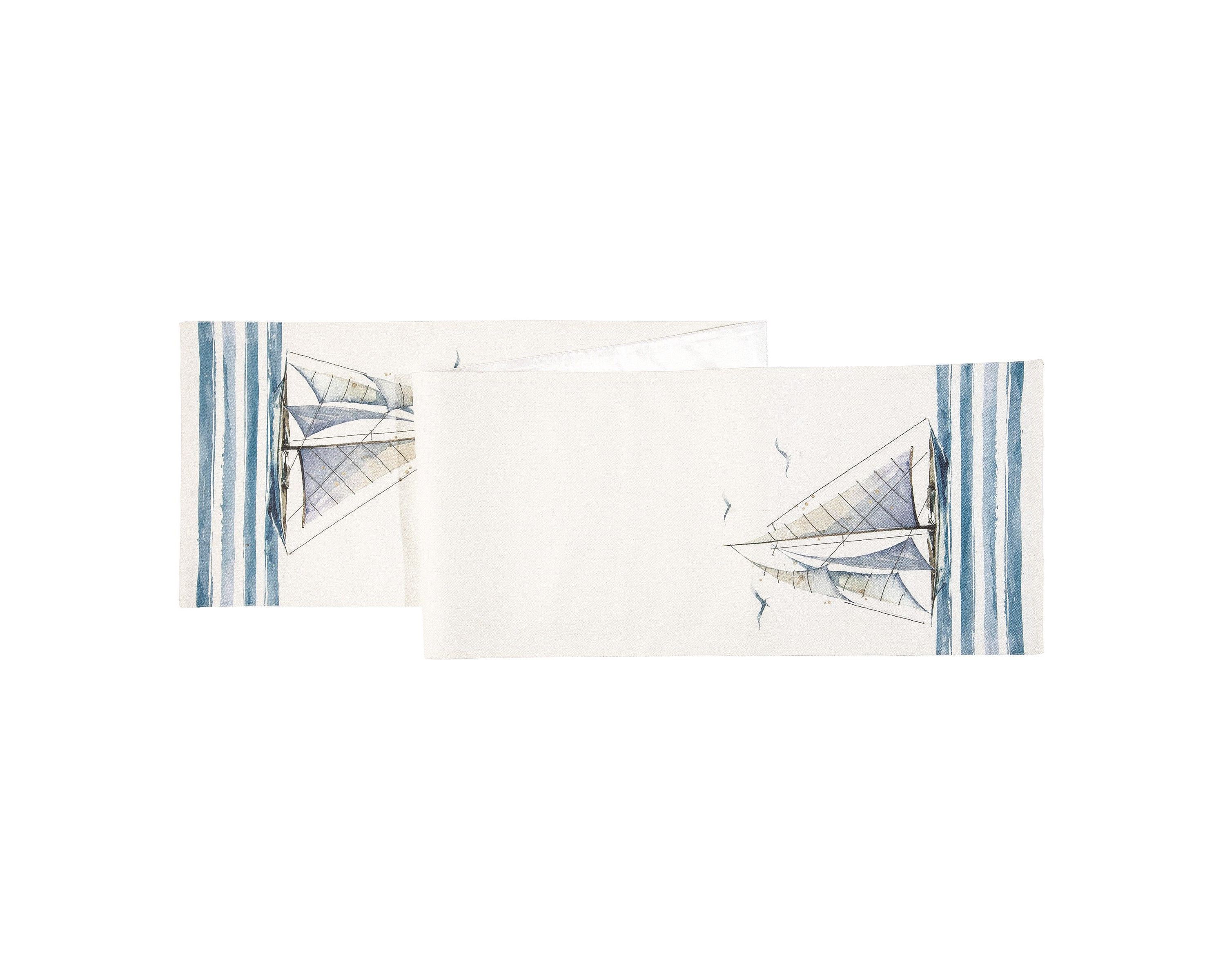 13" x 72" Let Your Dreams Set Sail Embroidered Table Runner