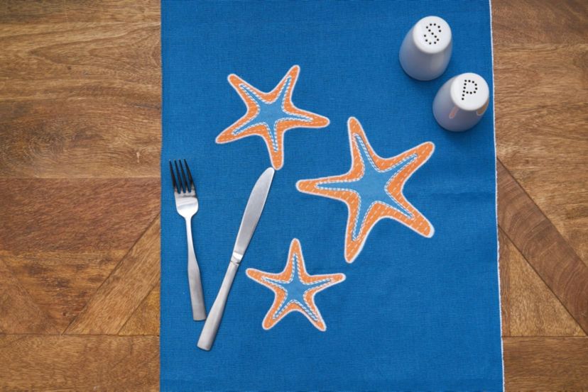 14" x 72" Starfish Rope Table Runner