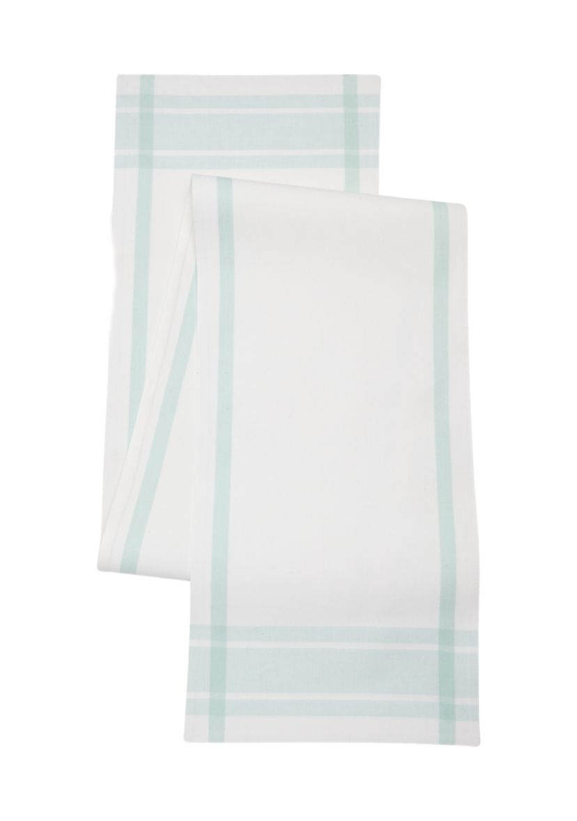 Striped Border Table Runner