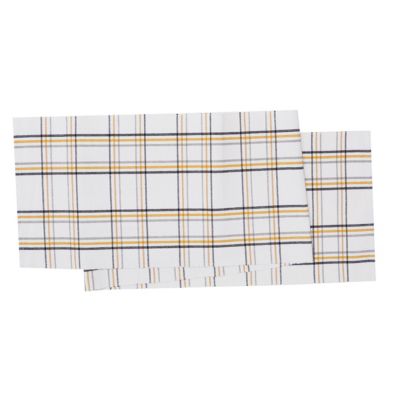 C&F Home Honey Bee Plaid Table Runner